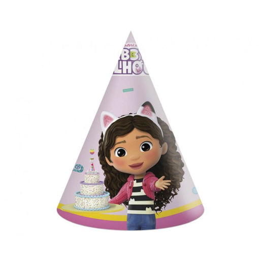 Picture of GABBYS DOLLHOUSE PAPER HATS - 6 PACK